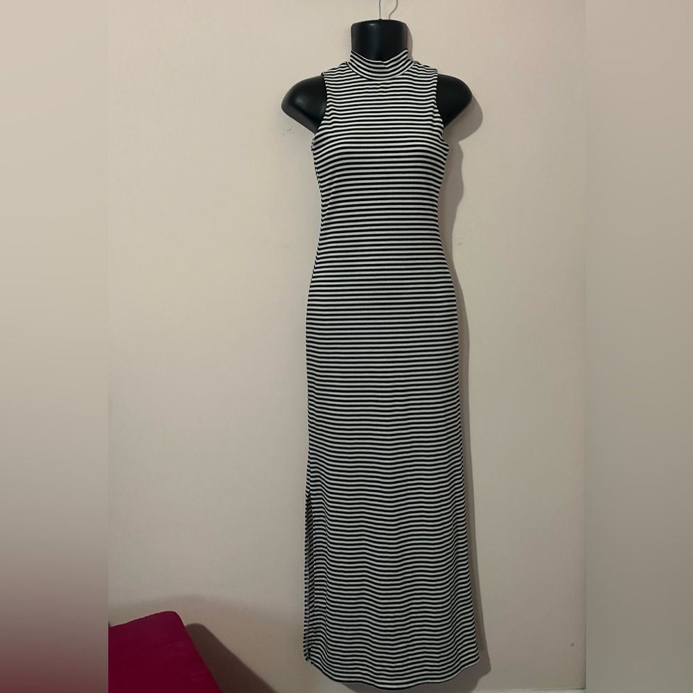 VELVET TORCH | striped maxi dress | XS